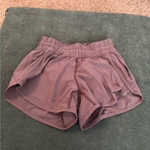 Lululemon Athletica Pink Athletic Shorts with Elastic Waistband